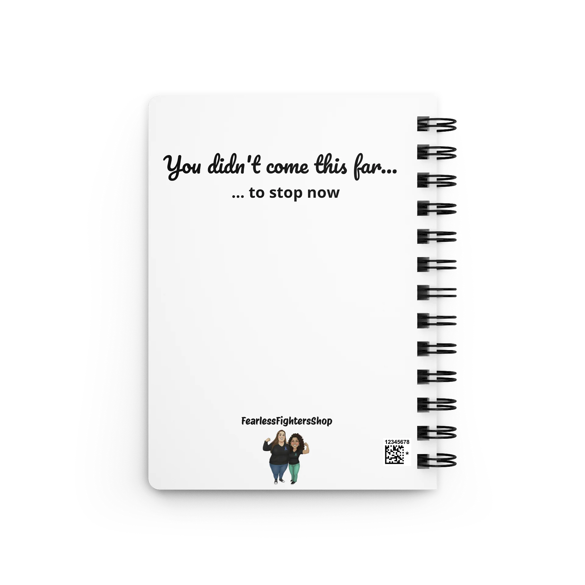 Ovarian Cancer - Fearless Fighter Spiral Journal [Lined Pages] product image (2)