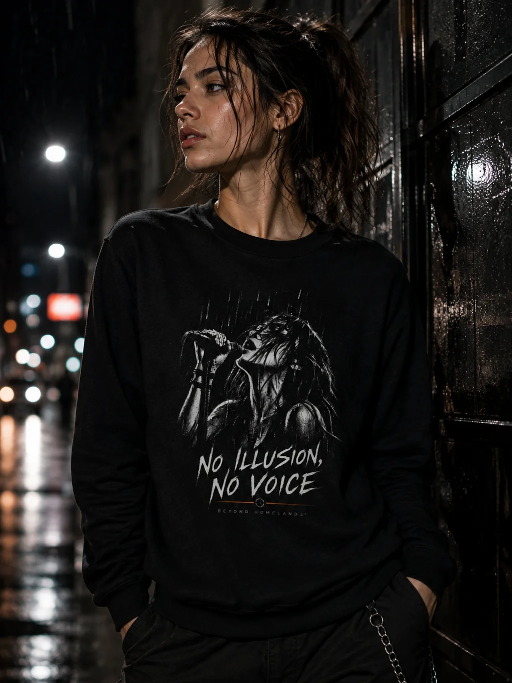 No Illusion, No Voice — Sweatshirt | Beyond Homelands™ product image (3)