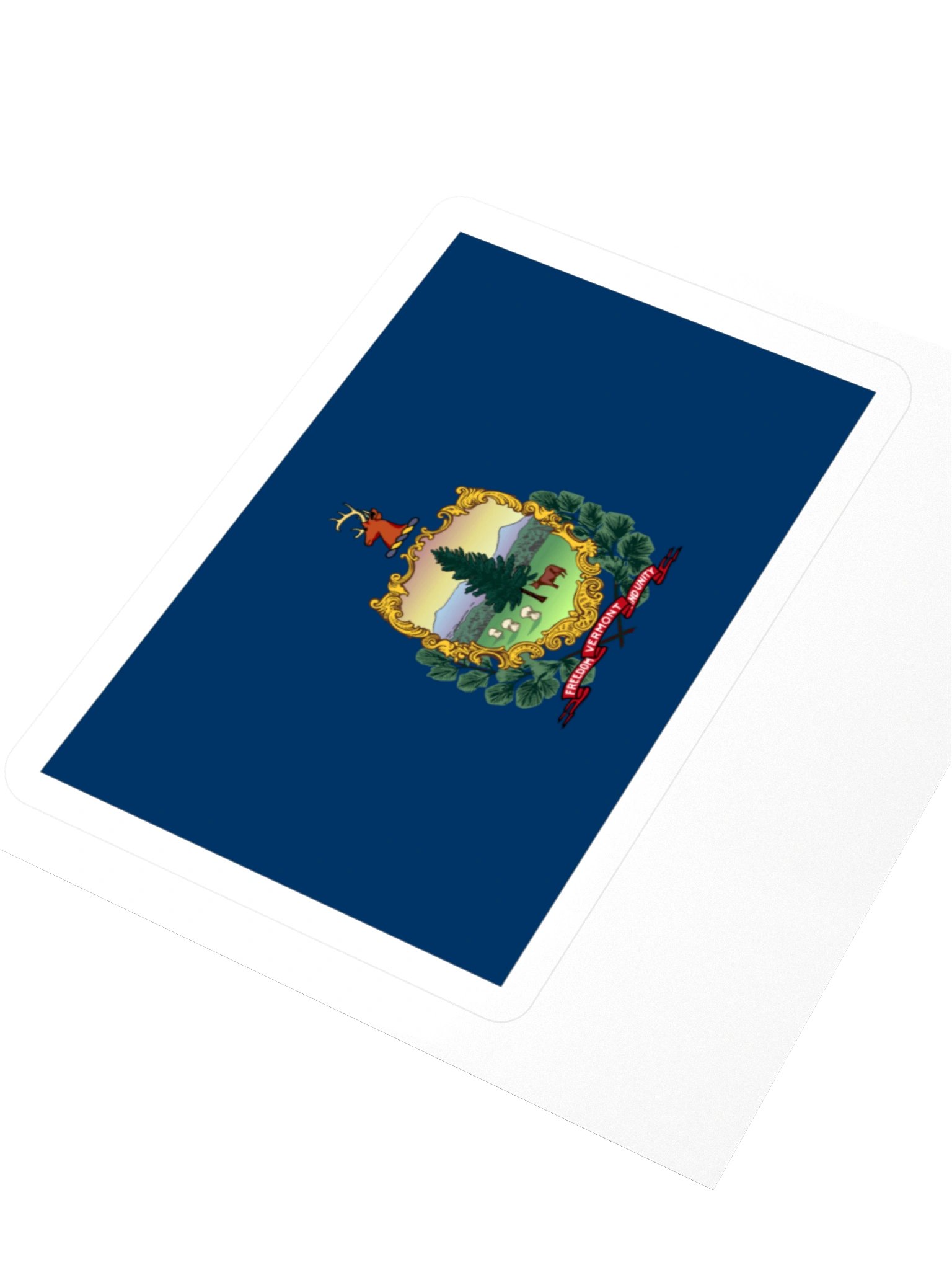 "Vermont" Freedom and Unity Kiss Cut Sticker product image (12)