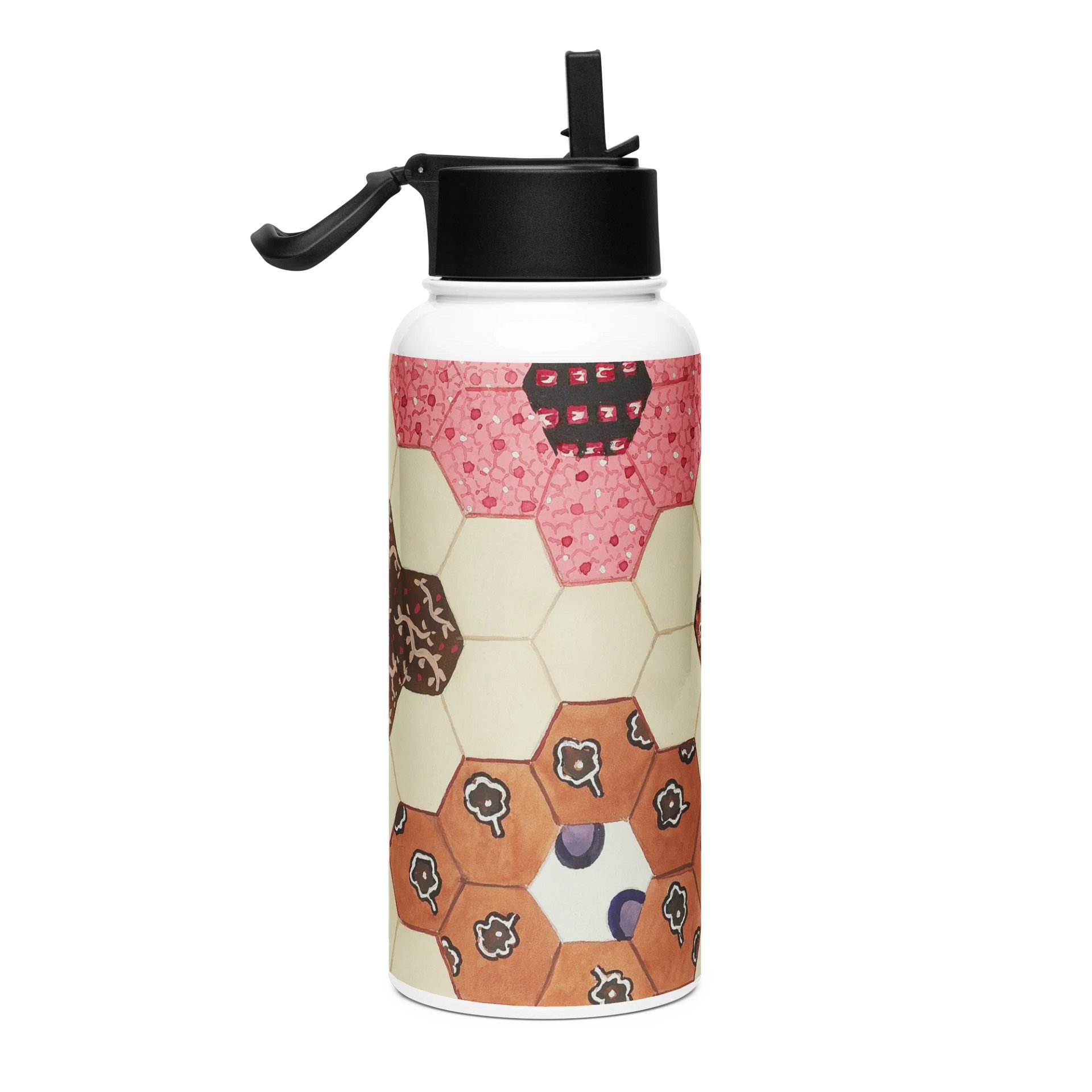 HexaQuilt 32oz. Stainless Steel Water Bottle product image (4)