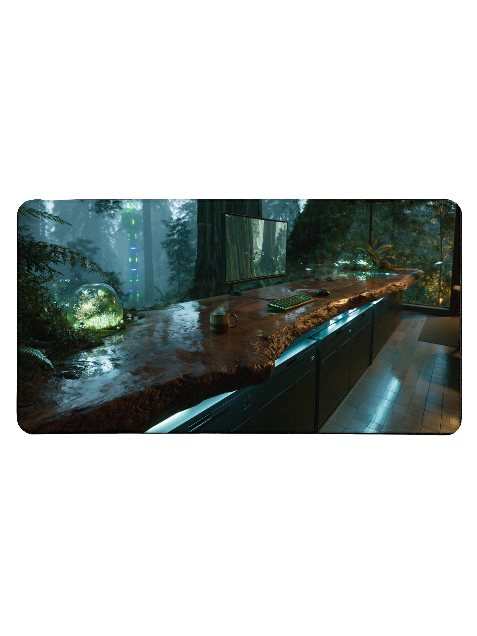 Foggy Woods Deep Focus Desk Mat product image (1)