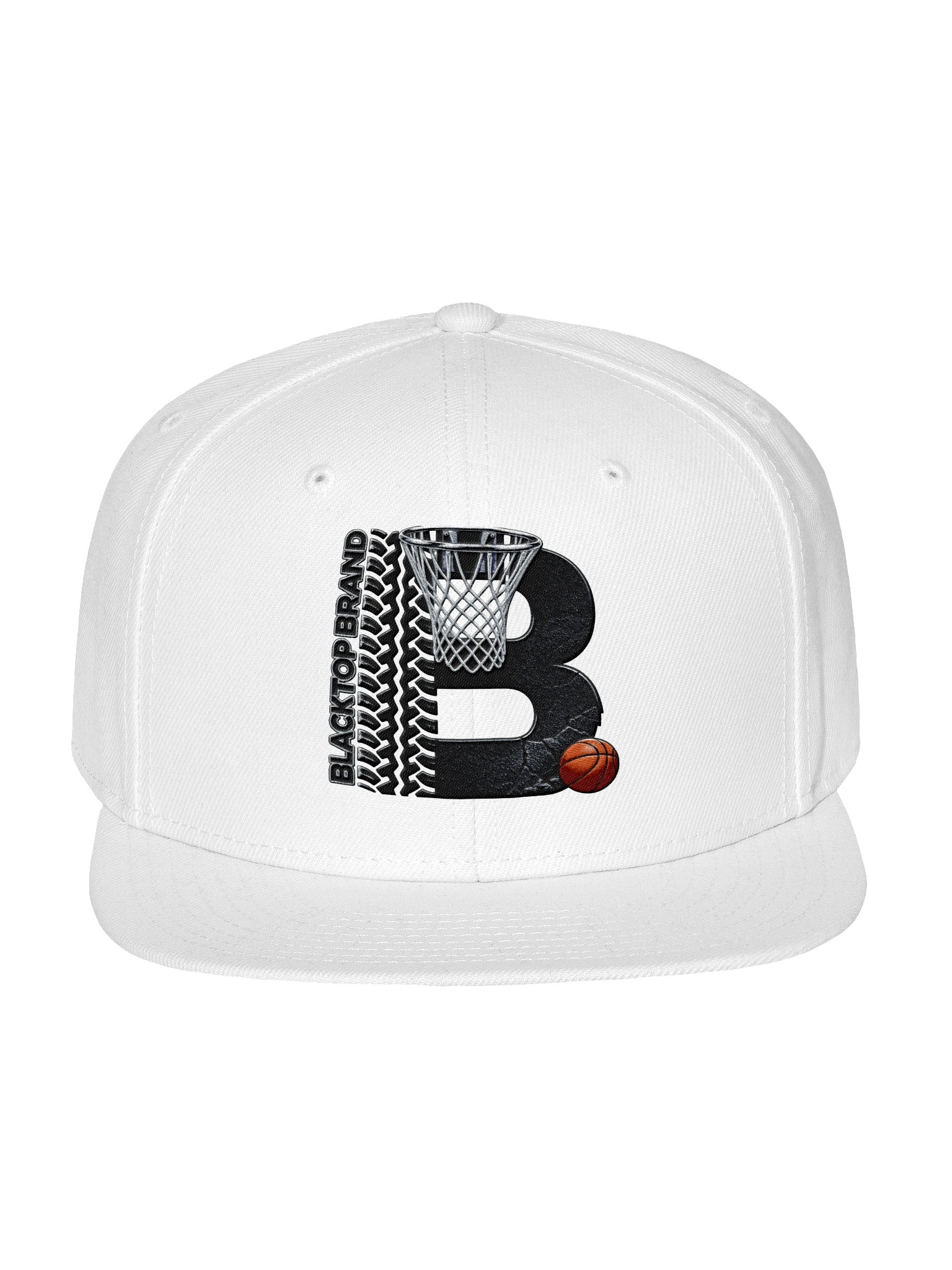 Blacktopbrand Basketball Snapback Cap product image (1)