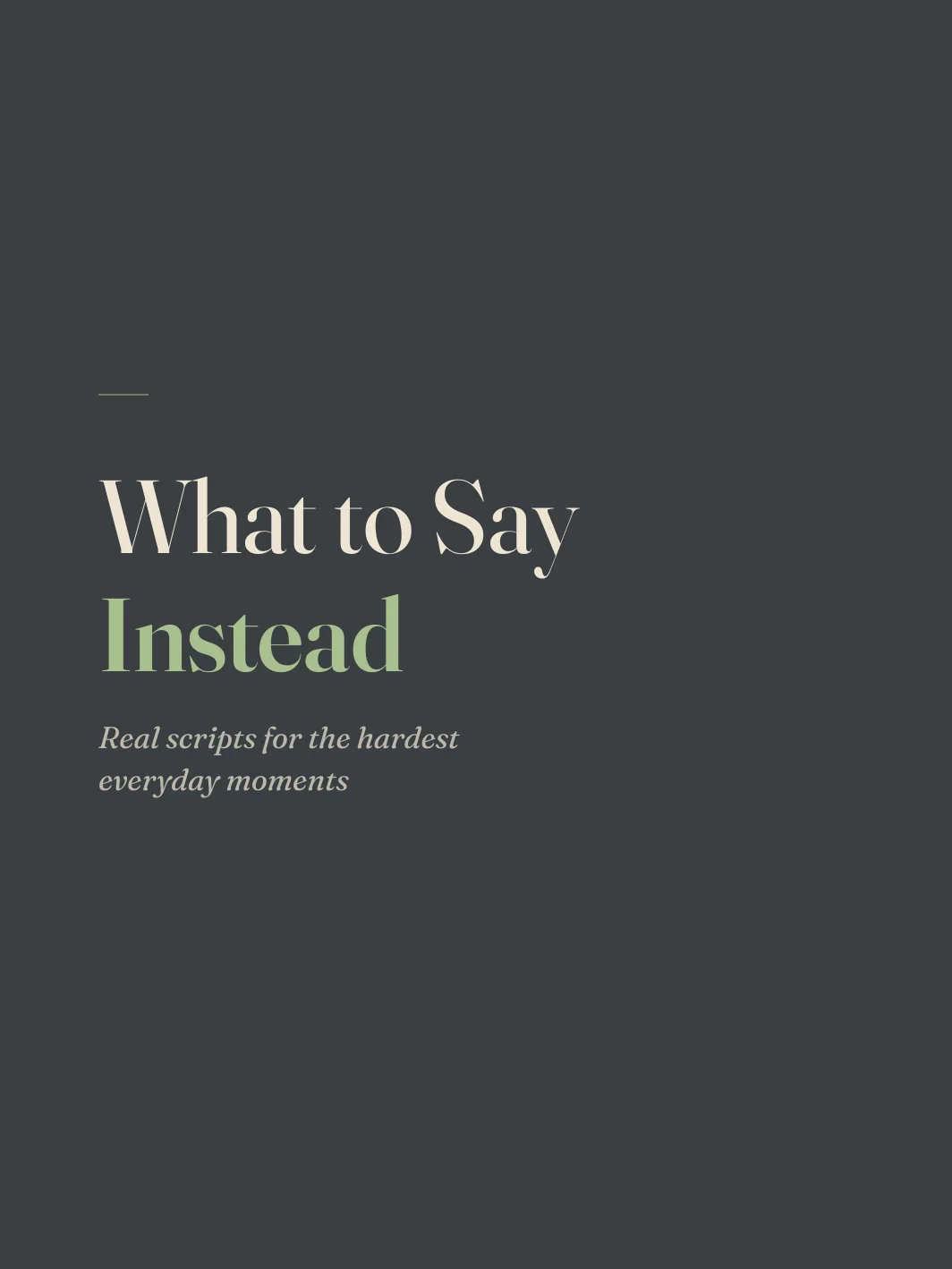 What to Say Instead - Scripts List product image (1)