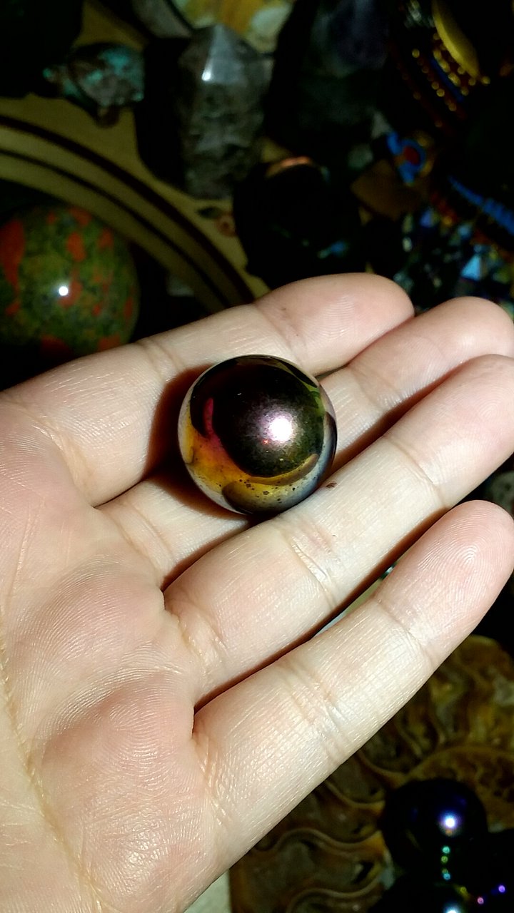 1pc. Titanium Magnetic Hematite Sphere product image (2)
