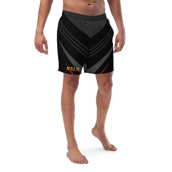 Chevron Contrast Swim Trunks product image (1)