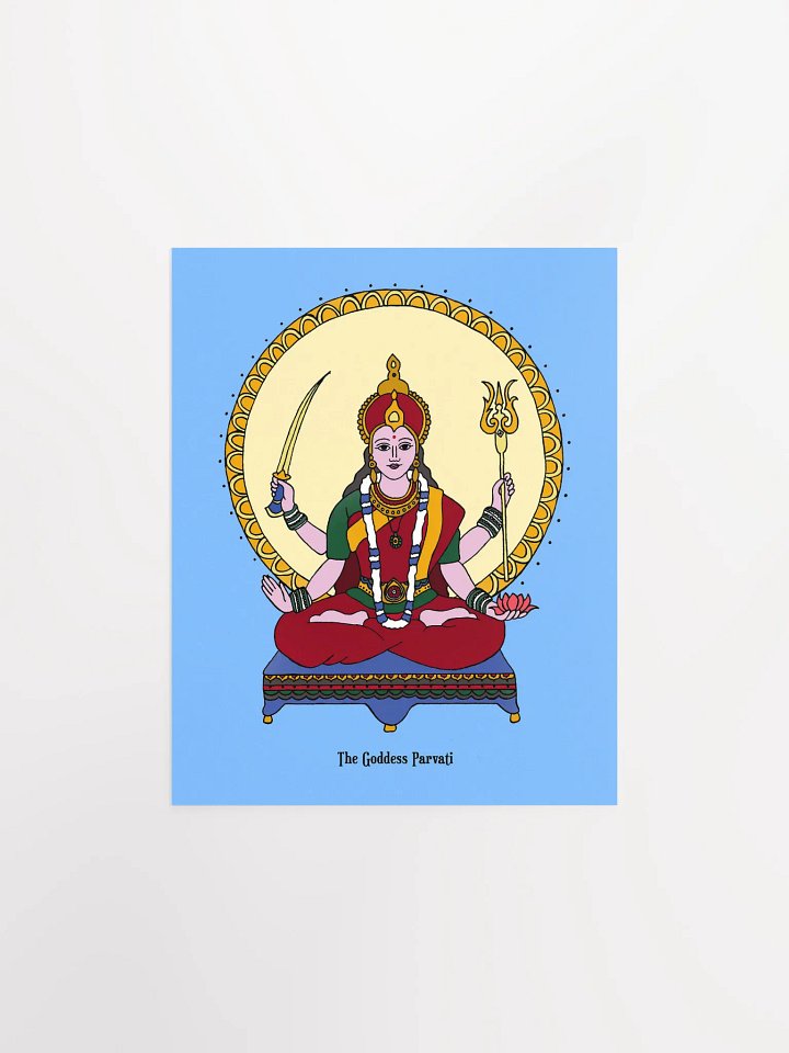 Goddess Parvati 8x10 Print product image (1)