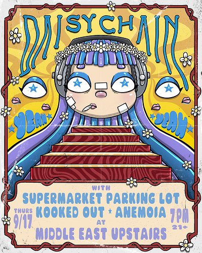 We’re playing Middle East, opening for @daisychainchicago with @kookedoutofficial and @supermarketparkinglot on 9/17!! This i...