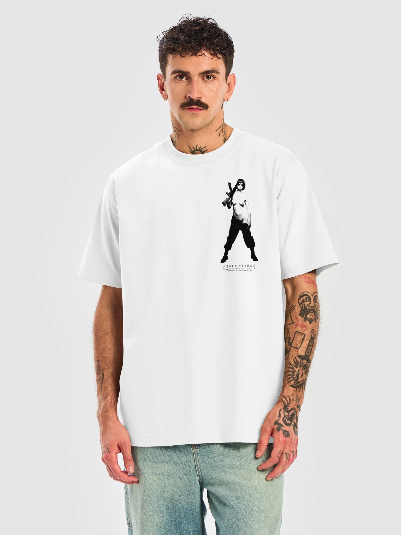 SHOOT THE LIGHT V2 Tee - White product image (3)