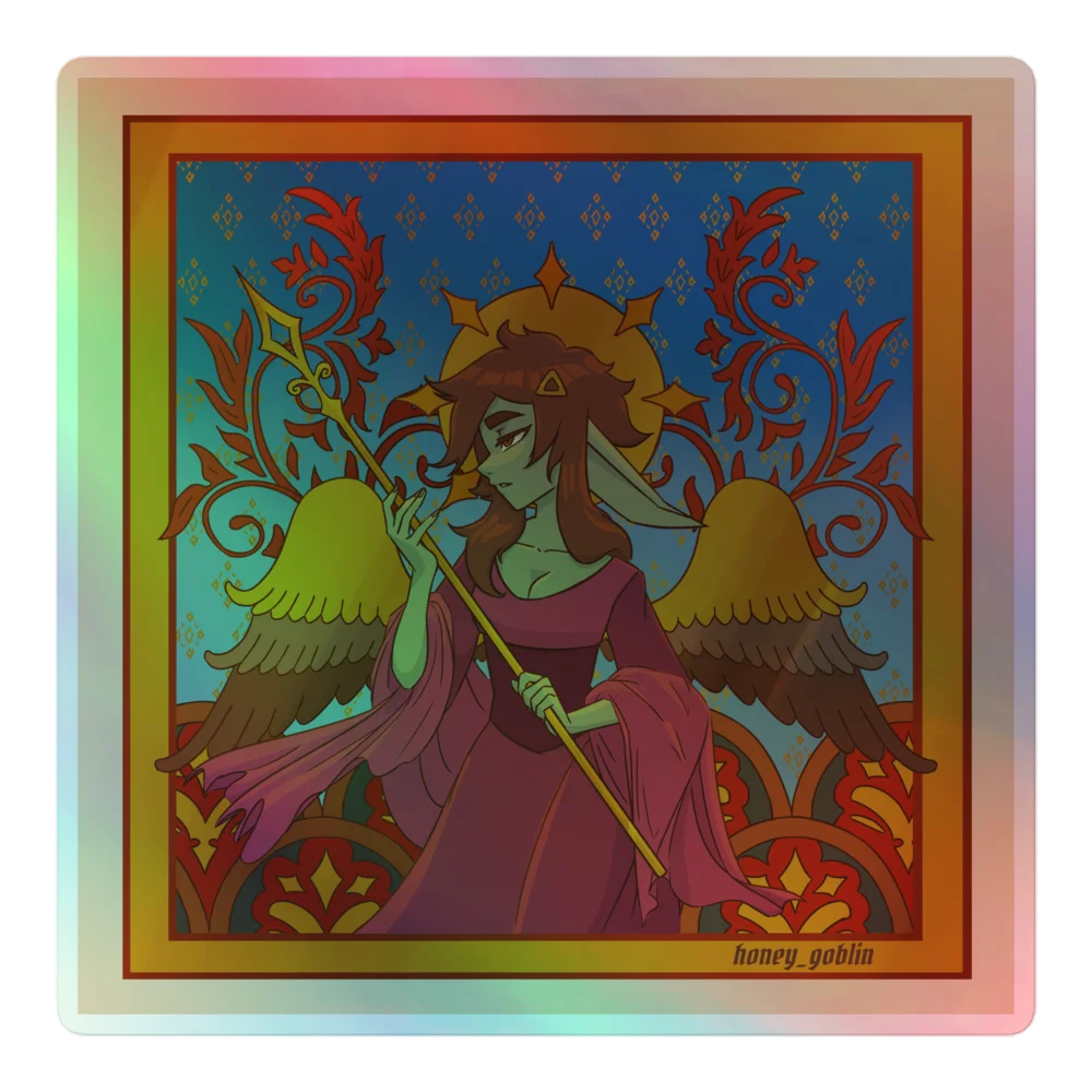 Illuminated Manuscript Holo Sticker product image (1)