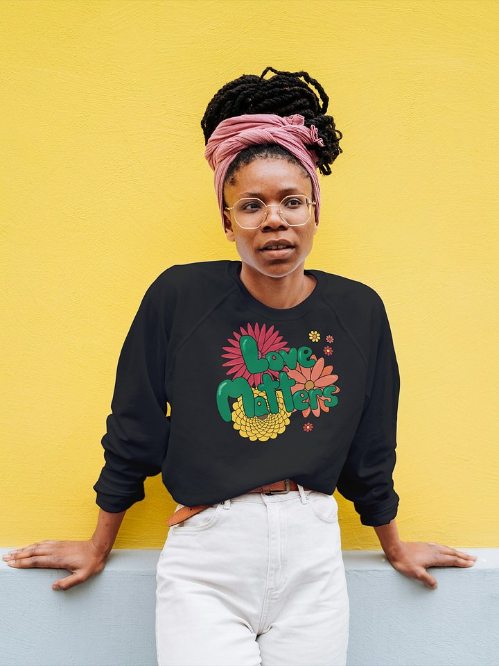 Love Matters Floral Sweatshirt product image (1)