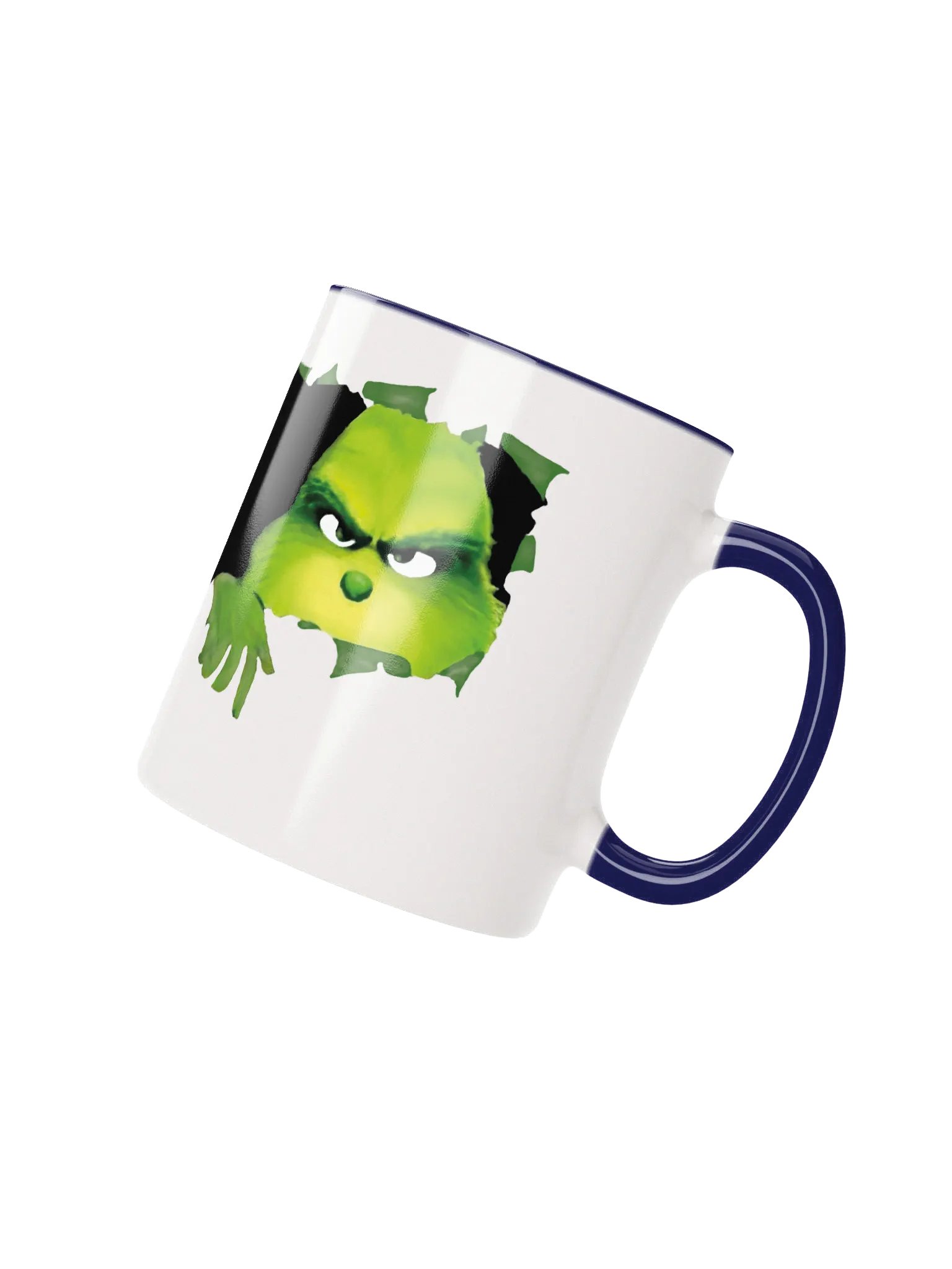 Mischievous Grinch Peek-a-Boo Ceramic Mug product image (2)