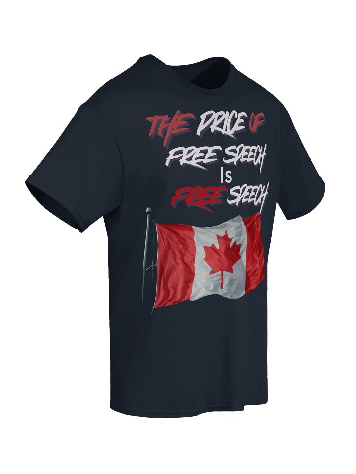 Canadian Free Speech Flag Tee product image (2)