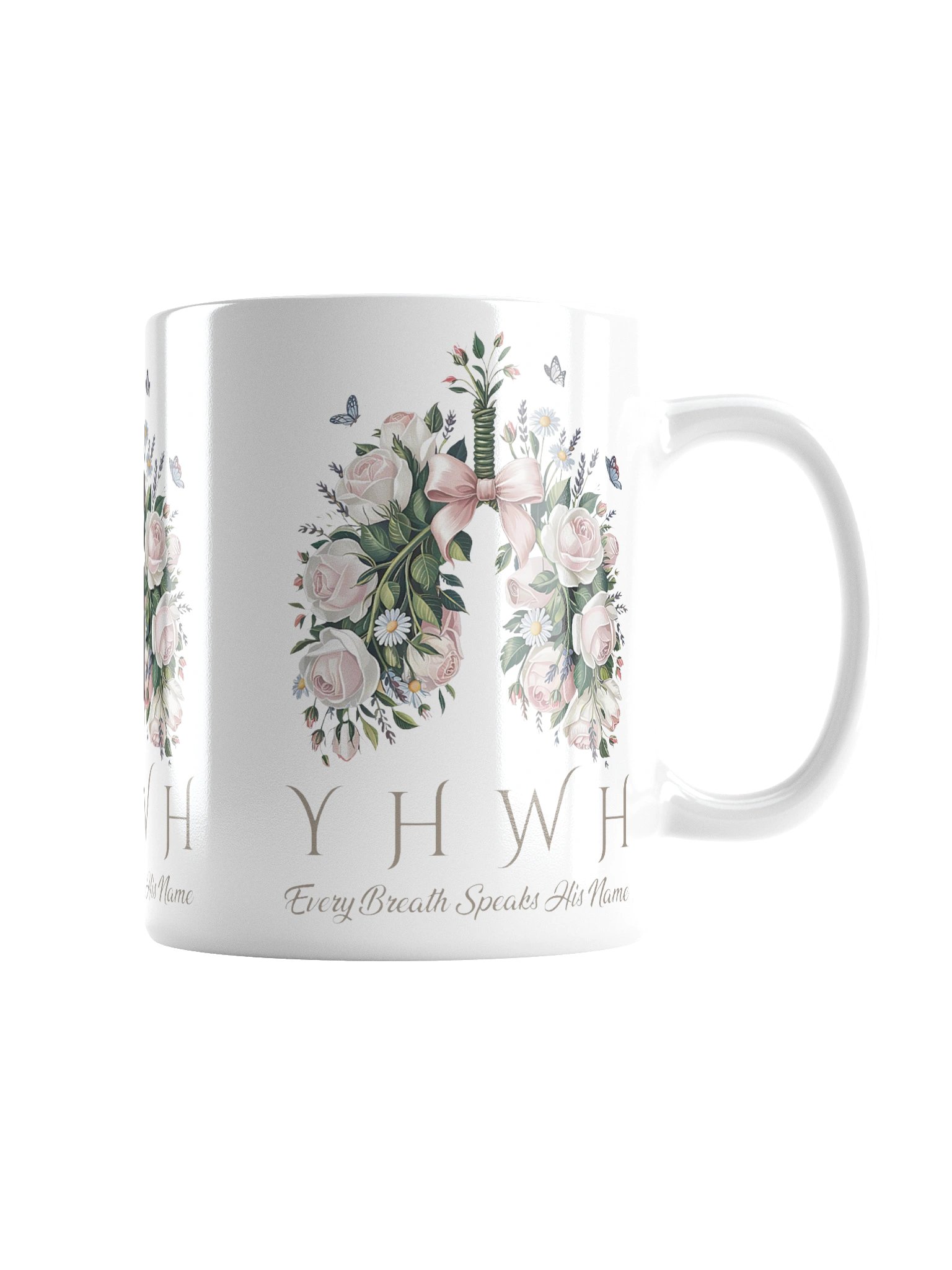YHWH Pink Rose Mug product image (5)
