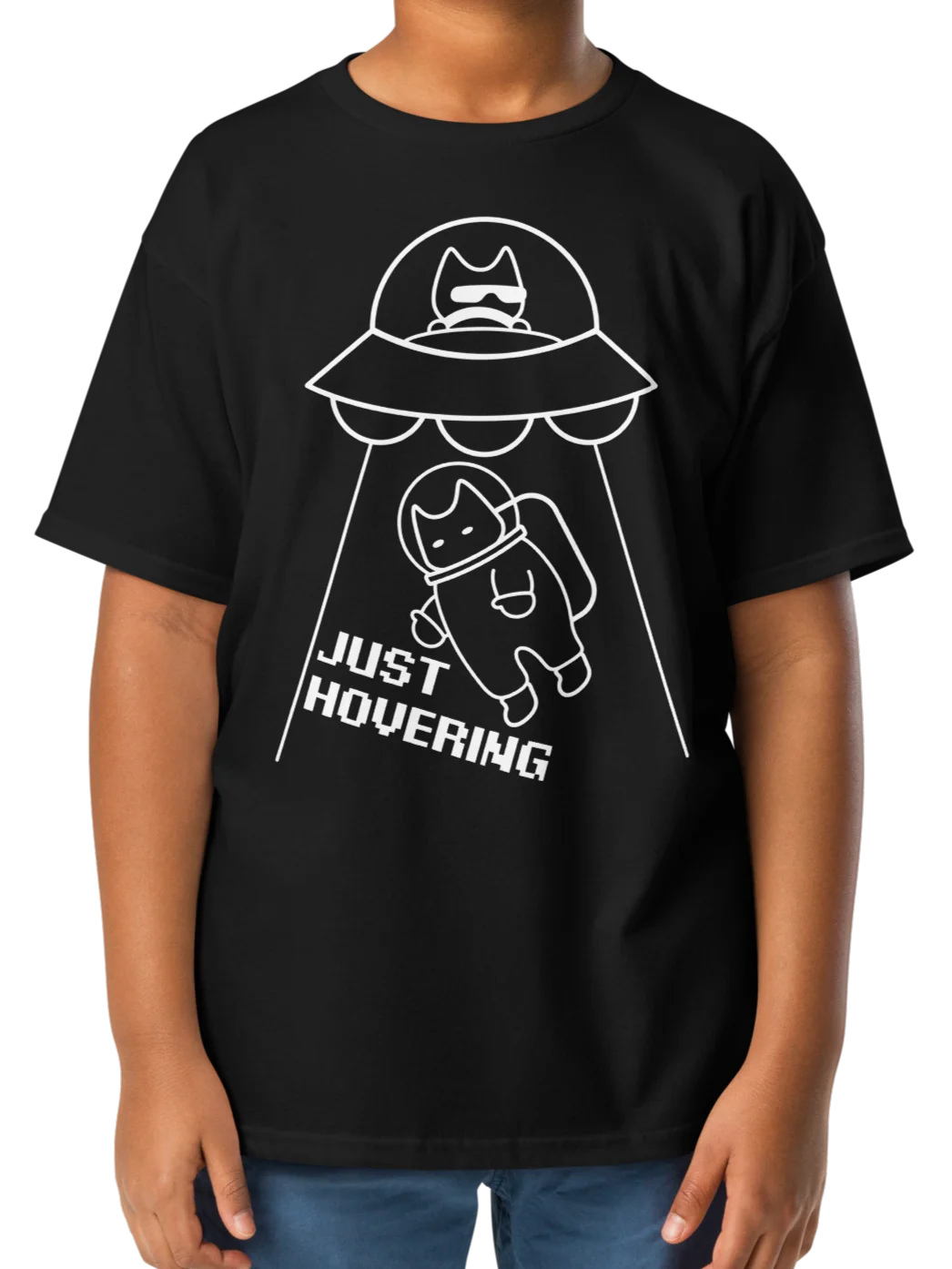 Astronaut Abduction - Unisex Youth Heavyweight T-shirt product image (2)