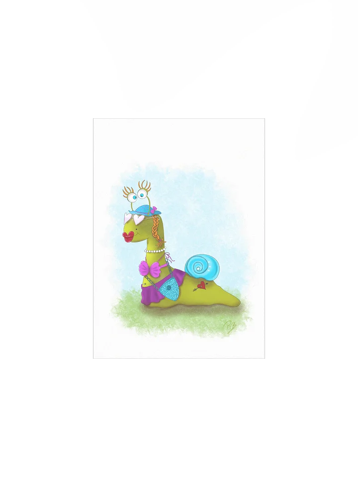 Glam Snail Diva Poster - Snailberta product image (1)
