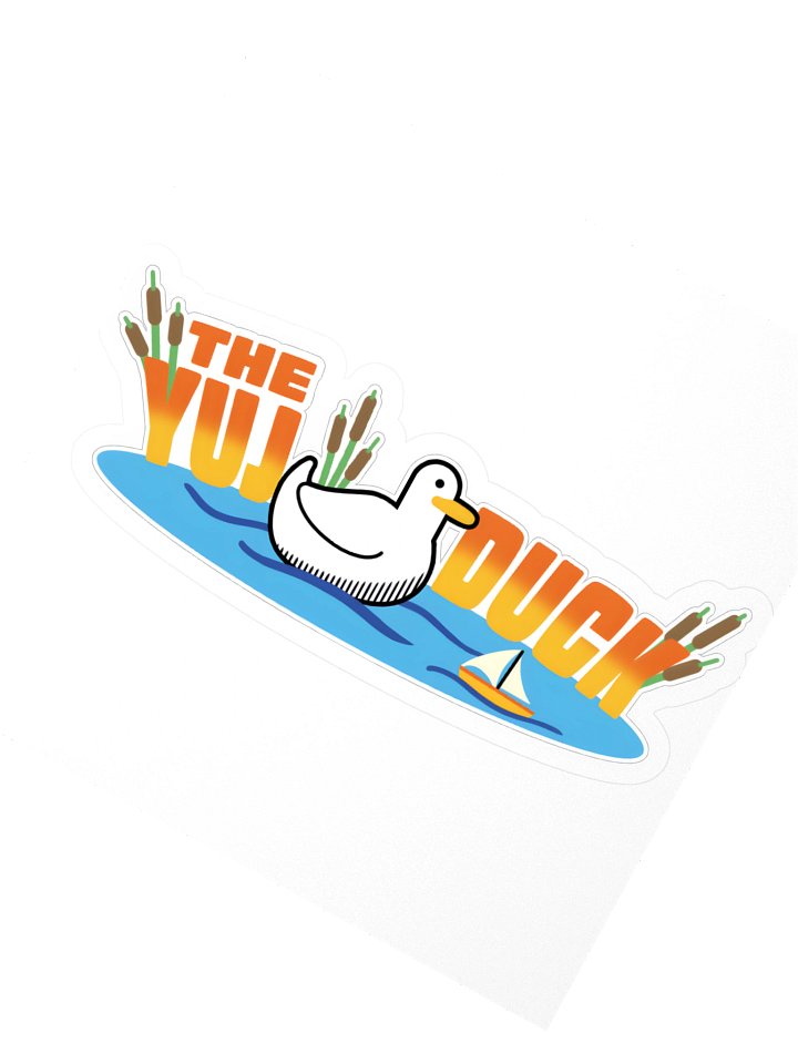 YUJ Duck Wide Logo Sticker product image (2)
