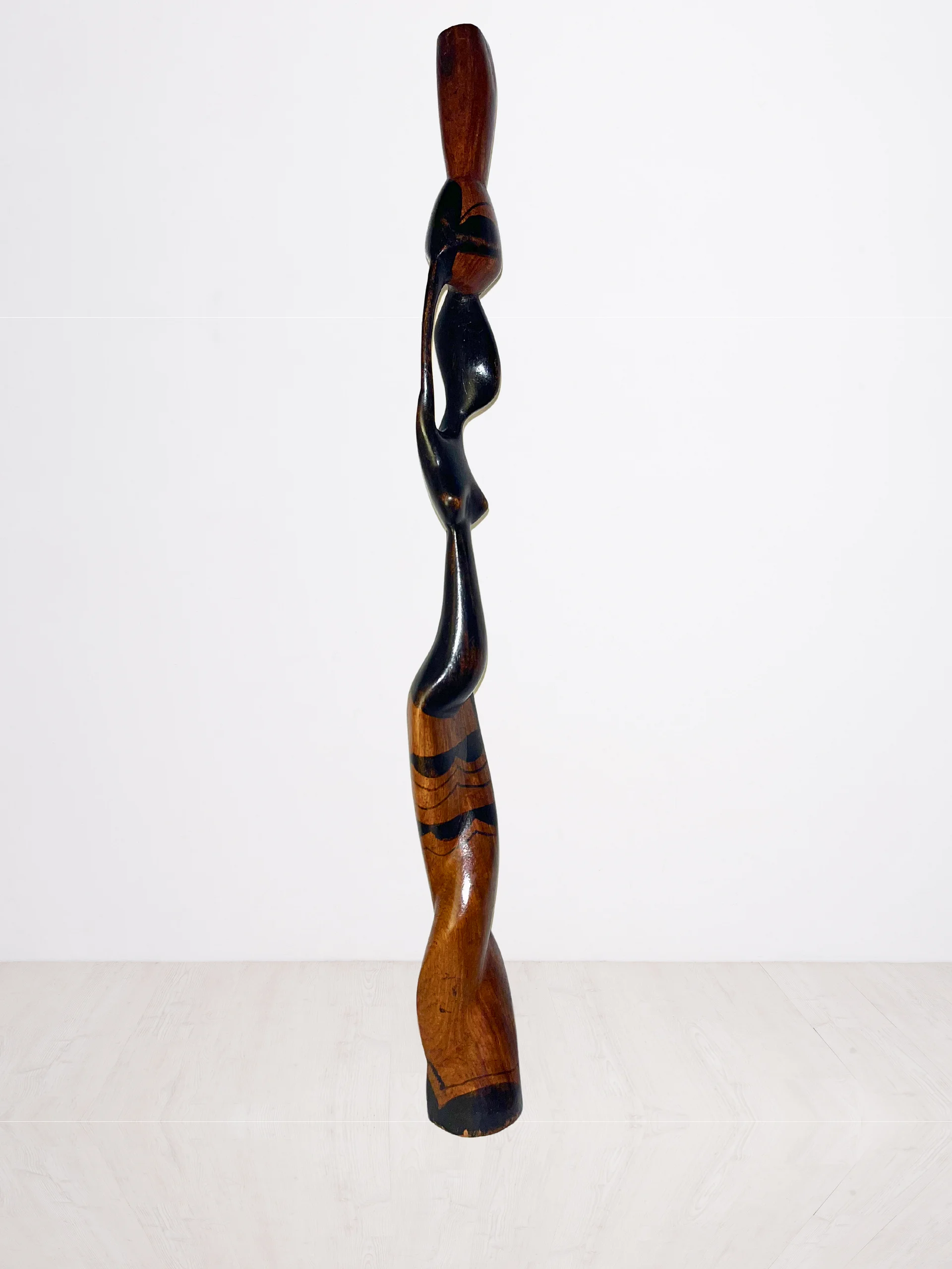 Handcarved Wooden African Woman Sculpture product image (3)