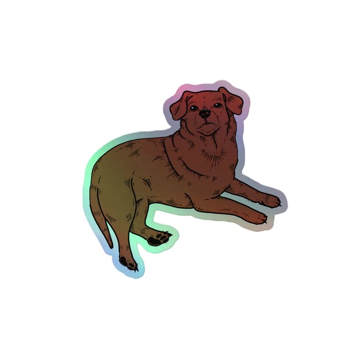 Crimson Holo Sticker product image (2)