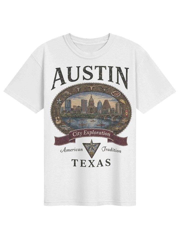 Vintage Austin Shirt, Texas Graphic Tee, Comfort Colors 1717 Music City Travel Souvenir T-Shirt product image (27)