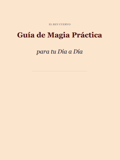 "Magia Práctica para tu Día a Día" [PDF Completo] product image (1)