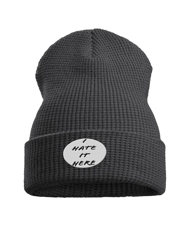 IHATEITHERE WAFFLE BEANIE product image (1)