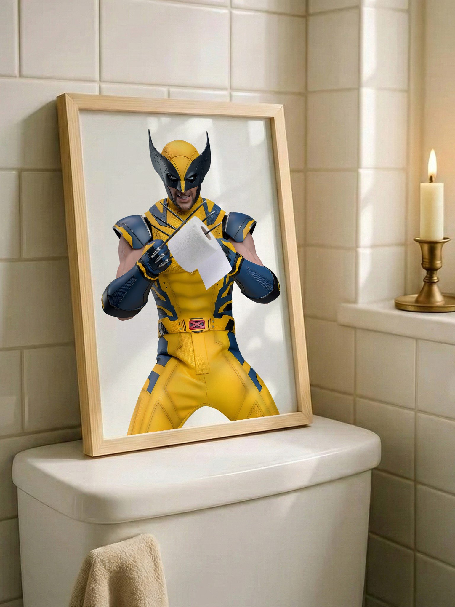 Wolverine Bathroom Wall Art product image (6)