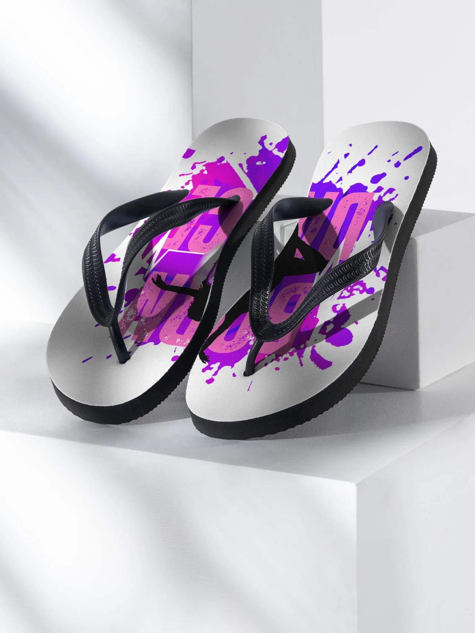 Born to Dance Her Silhouette Flip-Flops product image (1)