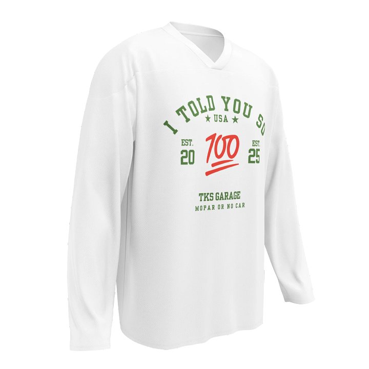 I Told You So Hockey Jersey product image (1)