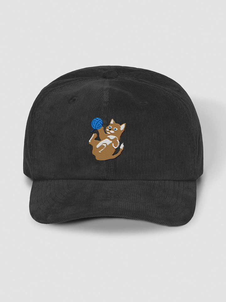Playful Kitten Corduroy Dad Hat product image (4)