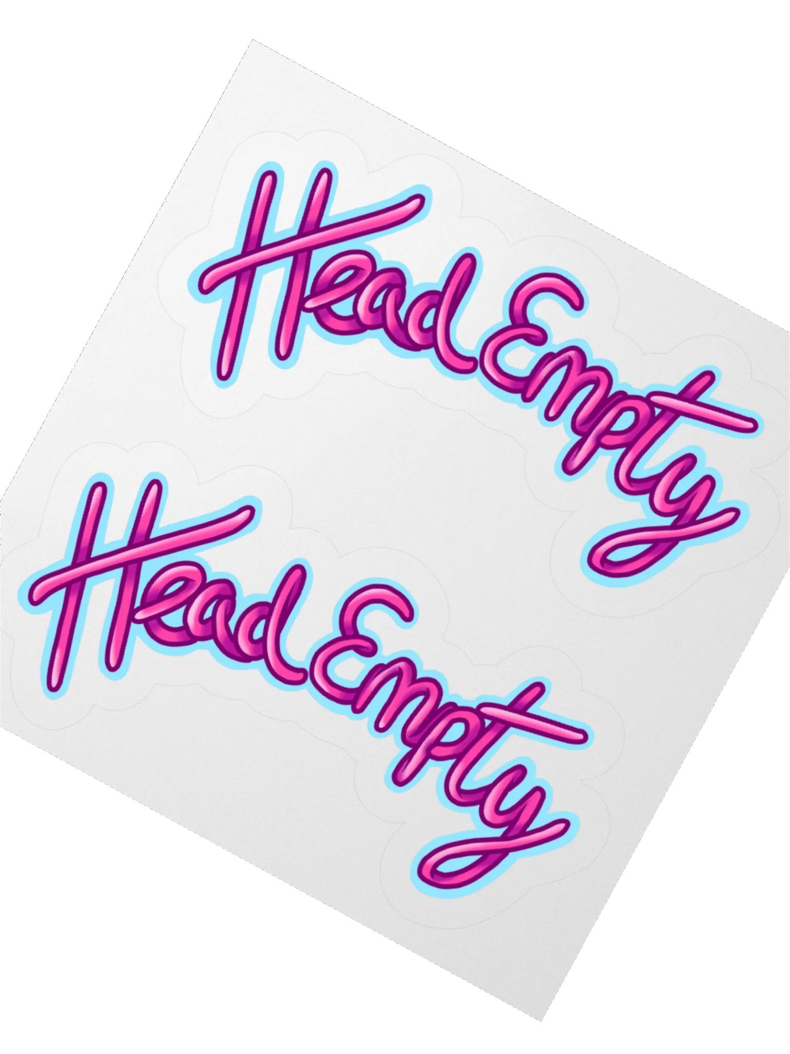 Head Empty Double Sticker Pack product image (3)