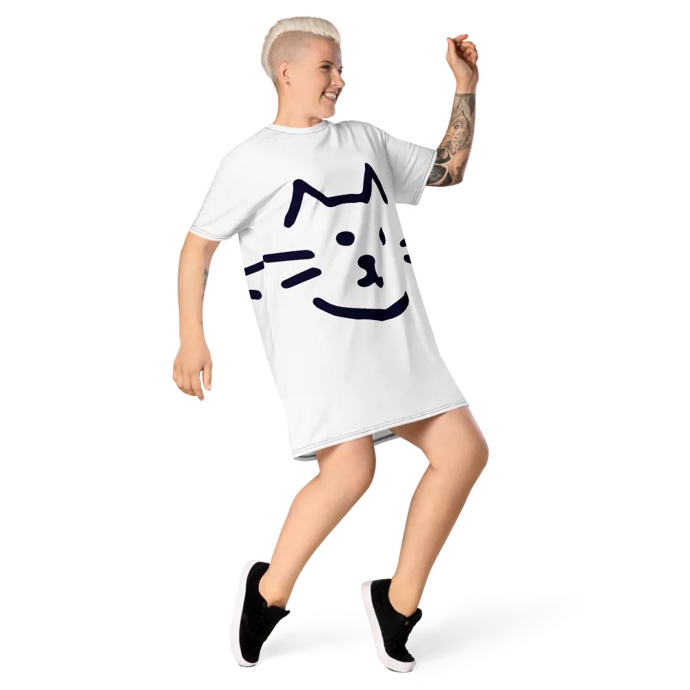 All-Over Print T-Shirt Dress product image (5)
