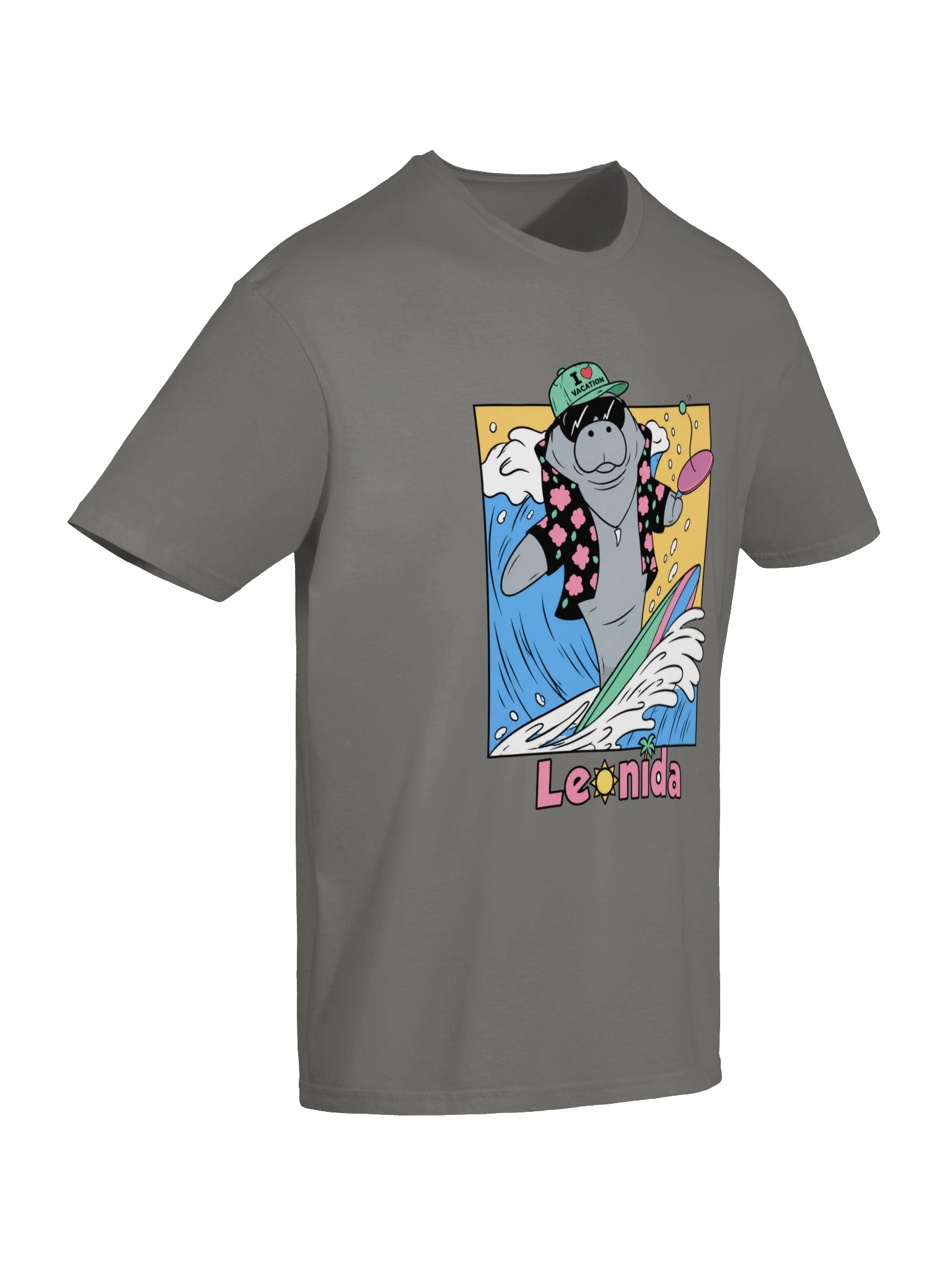 Leonida Surfing Manatee T-Shirt | Inspired by Jason's Look in GTA VI product image (23)