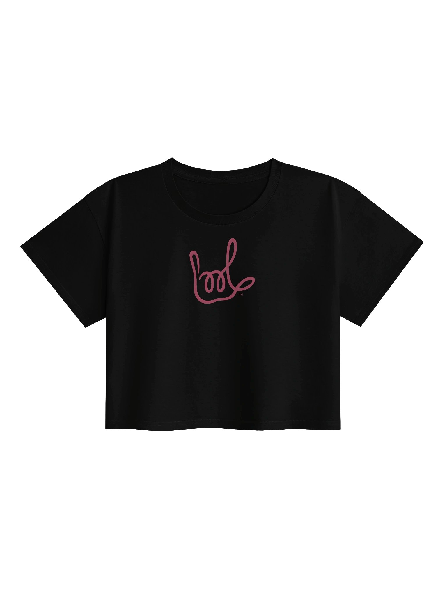 Forever ILY - Red Cropped women's tee product image (1)