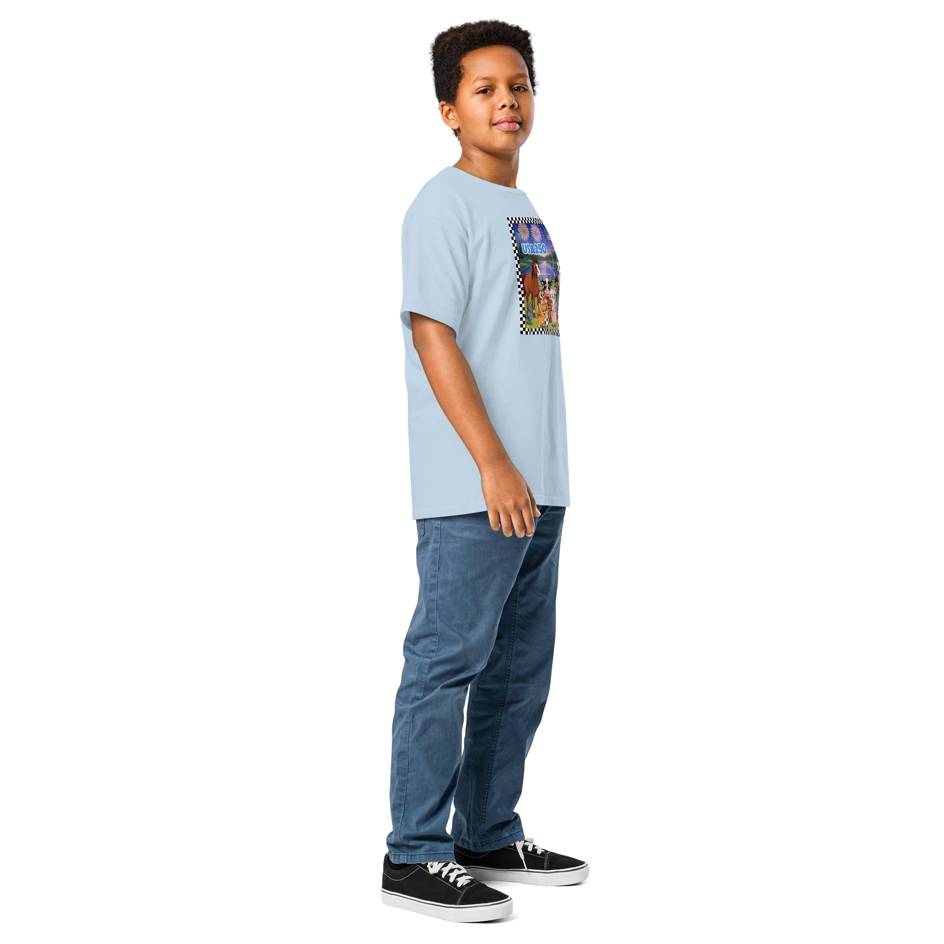 Cute Farm Friends USA250 Youth Tee product image (5)