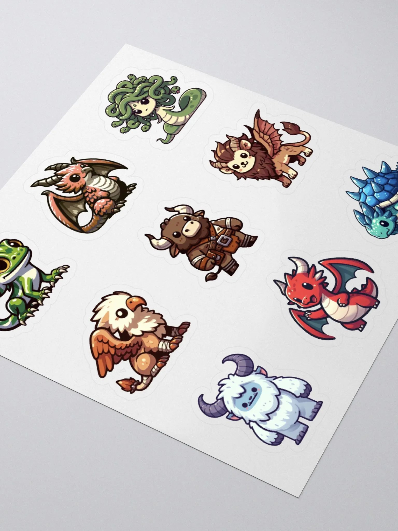 Mythical Meanies | 9 Kiss Cut Stickers product image (3)