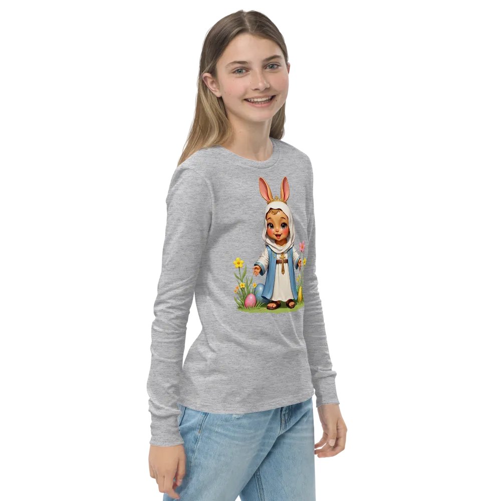 Easter Bunny Royalty Youth Long Sleeve Tee product image (23)