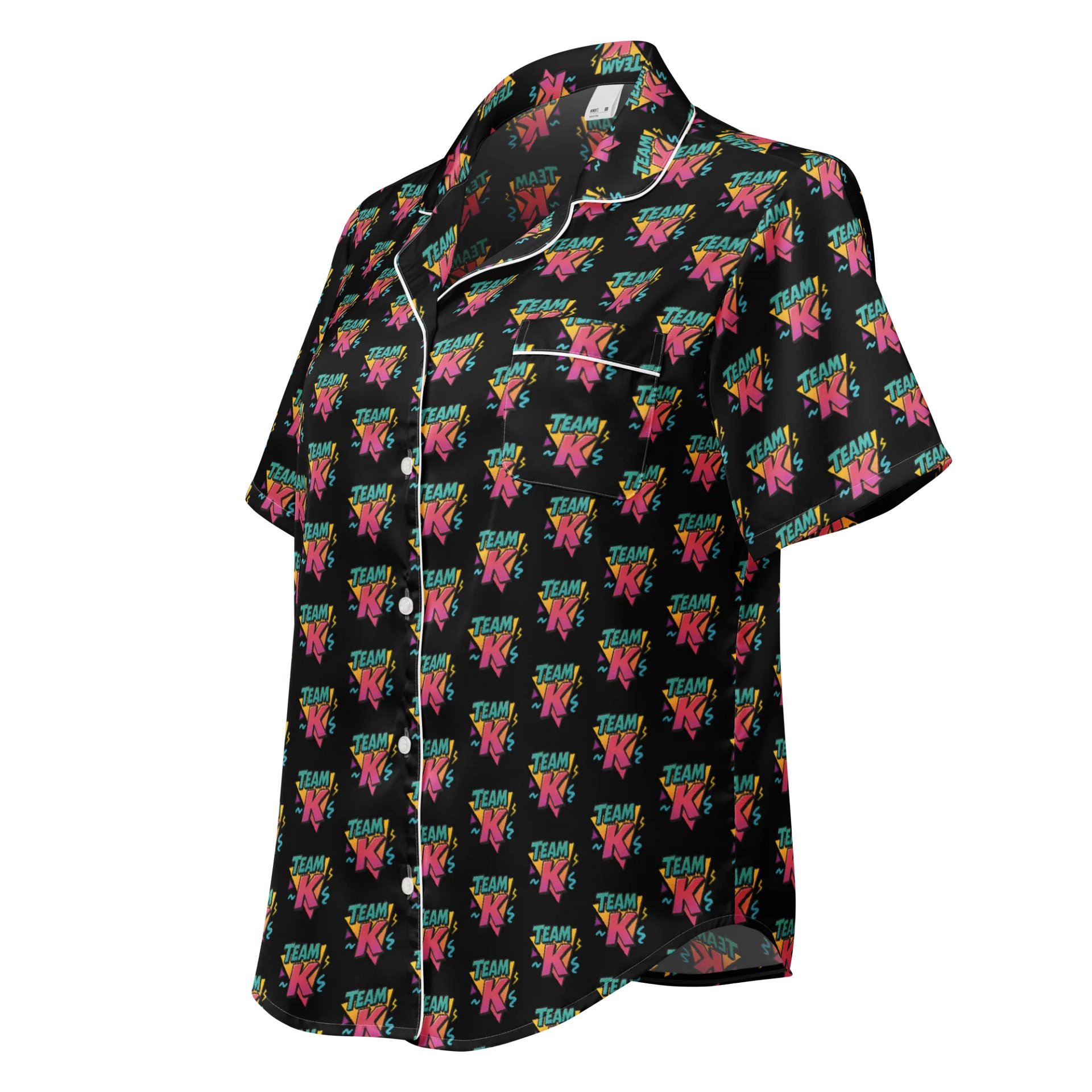 Team K 1990's Women's Short Sleeve Pajama Top product image (1)