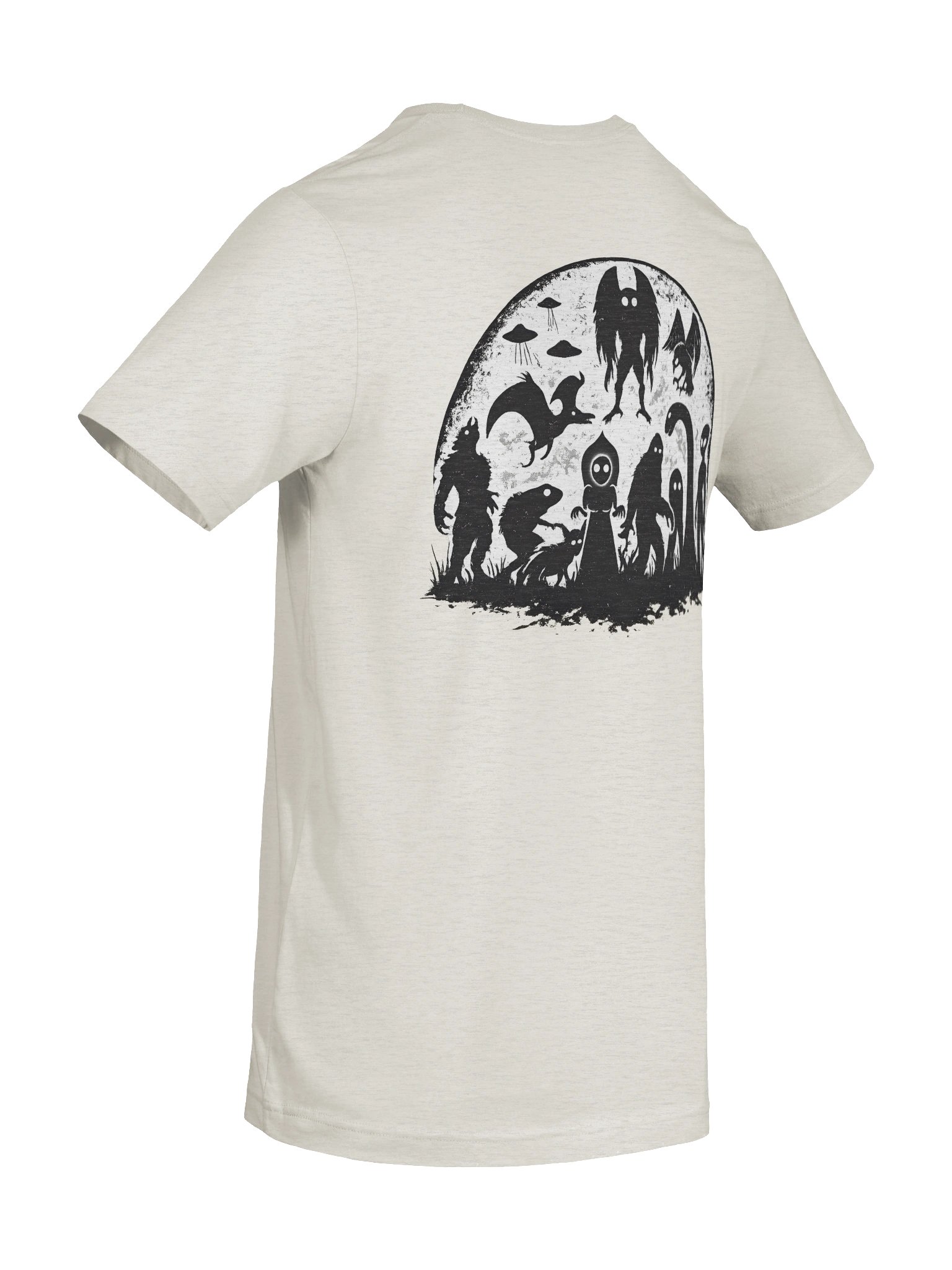 CRYPTID MOON W/ FRONT LOGO SUPER SOFT T-SHIRT (HEATHERED COLORS PT.2) product image (10)