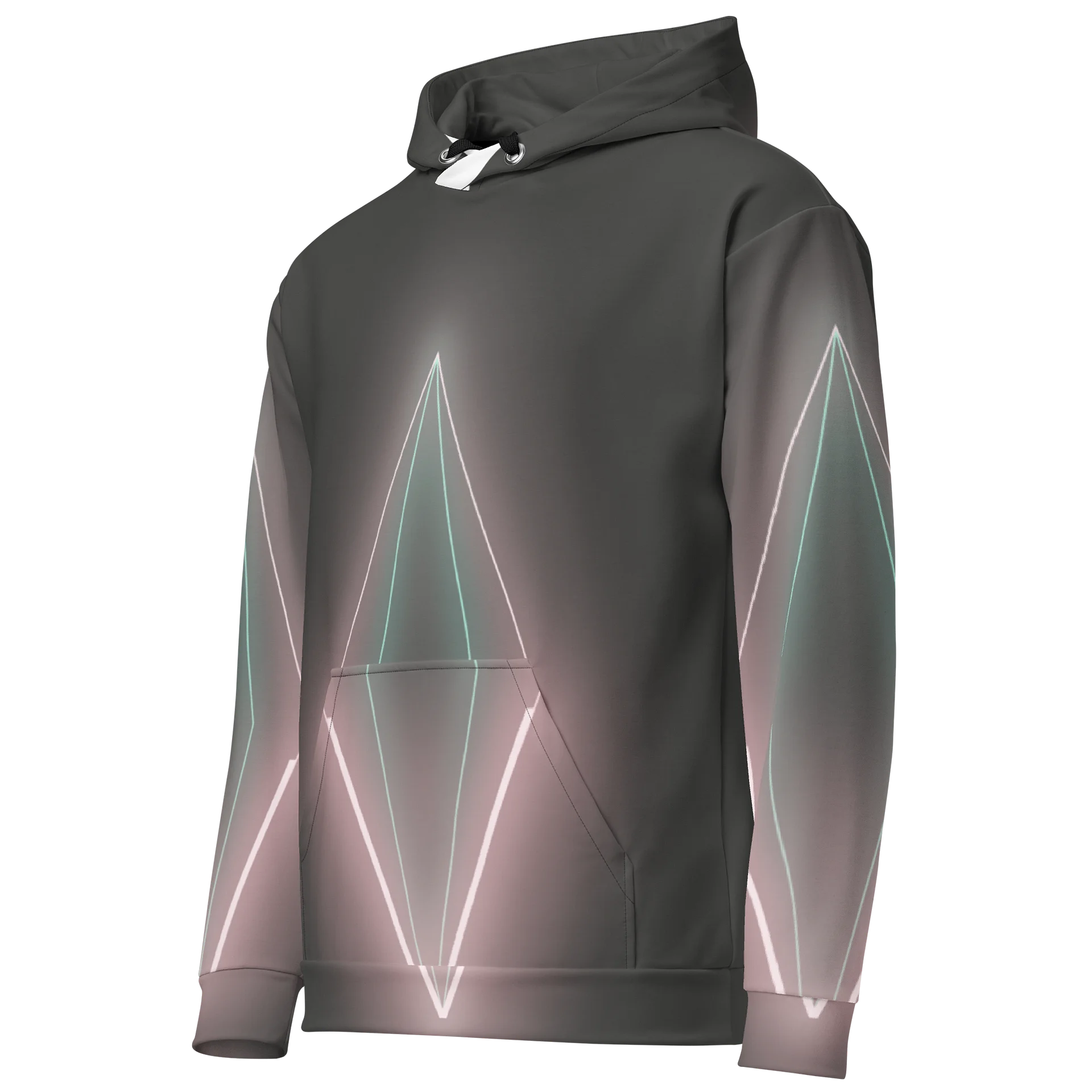 Neon Diamond Glow Unisex Hoodie product image (3)