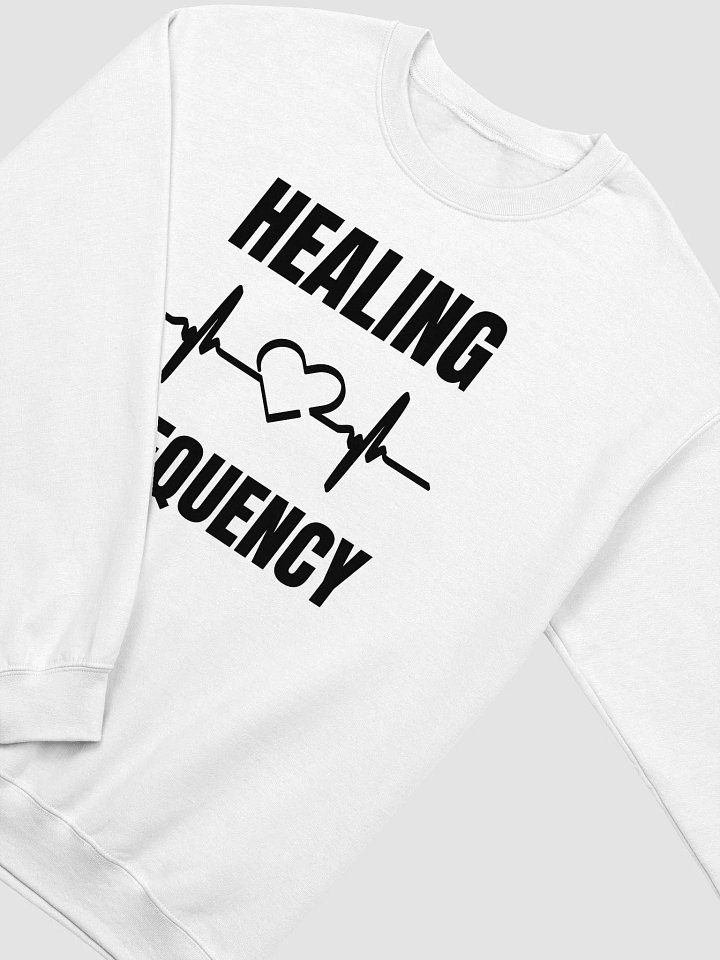 heartbeat, healing, frequency Crewneck sweatshirt product image (15)