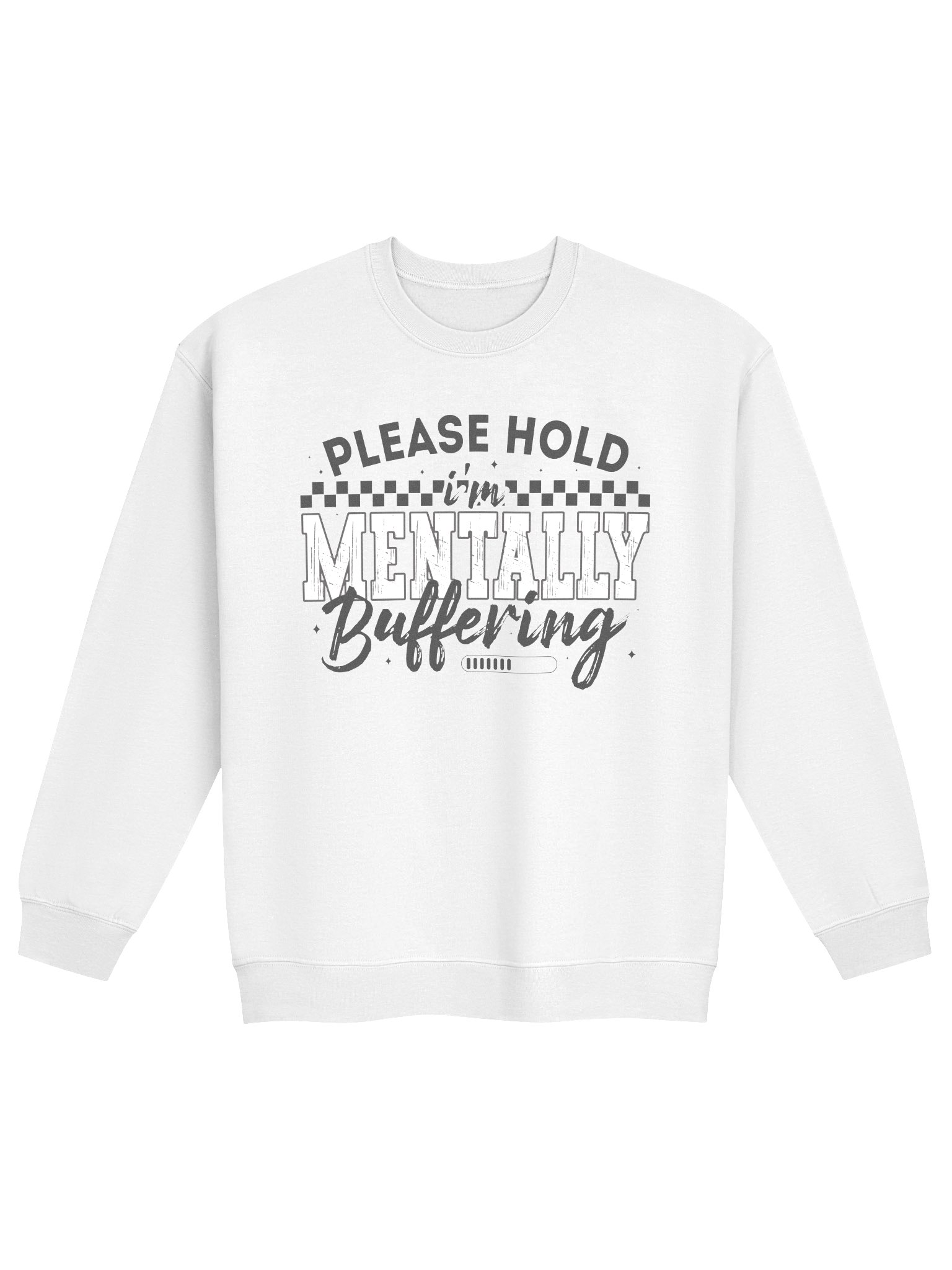 Please Hold I'm Mentally Buffering- Mental Health Awareness Sweatshirt product image (33)