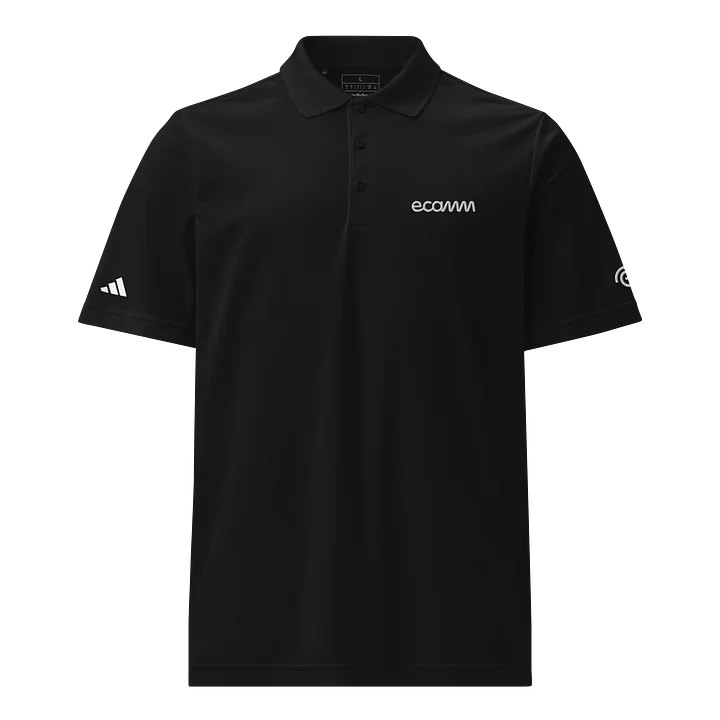 Ecamm Staff Adidas Polo Black and Grey product image (1)