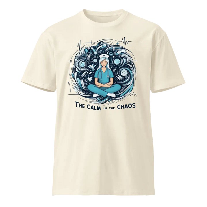Calm in Chaos Nurse Meditation T-Shirt product image (1)