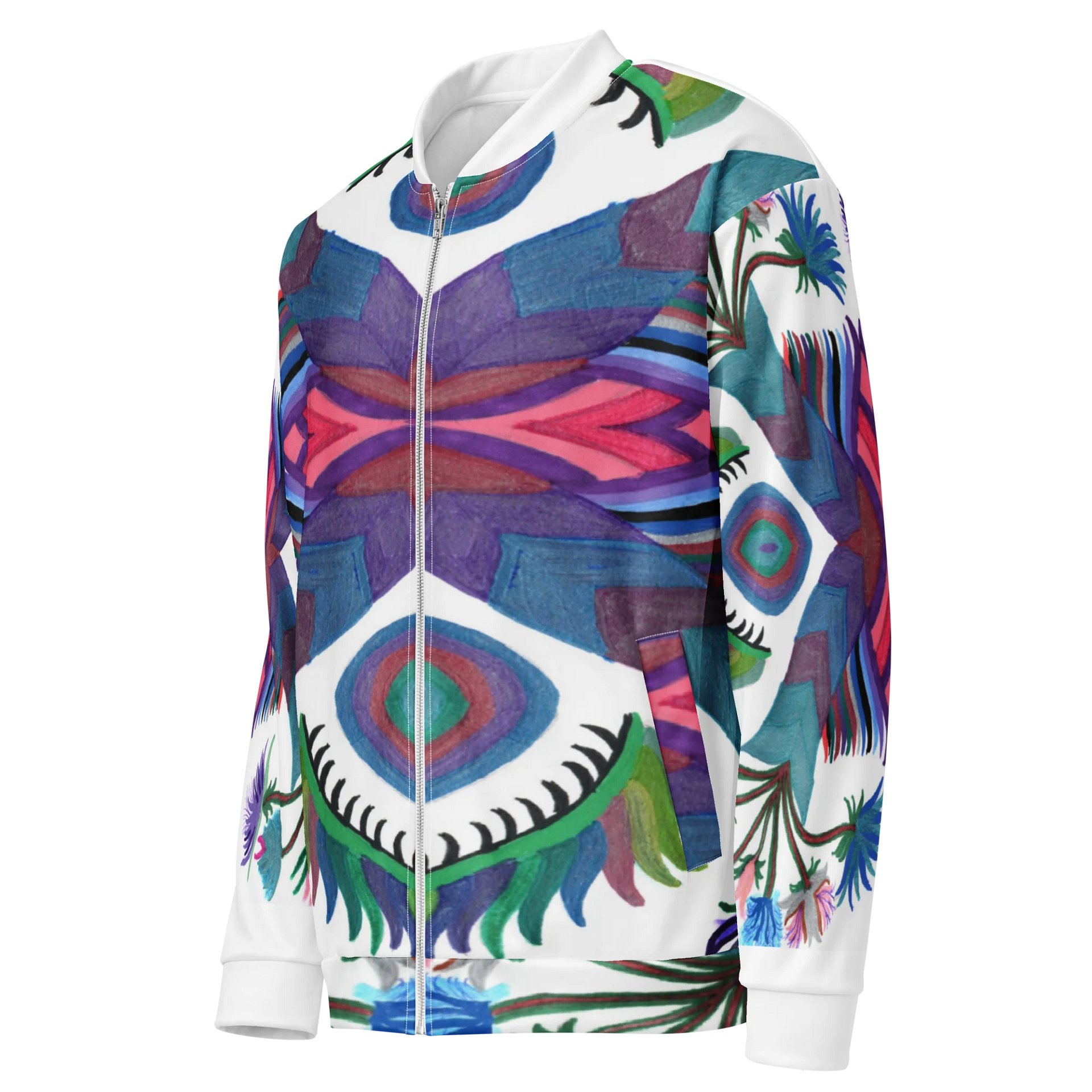 "SpiritBloom" on Bomber Jacket (all over print) product image (3)
