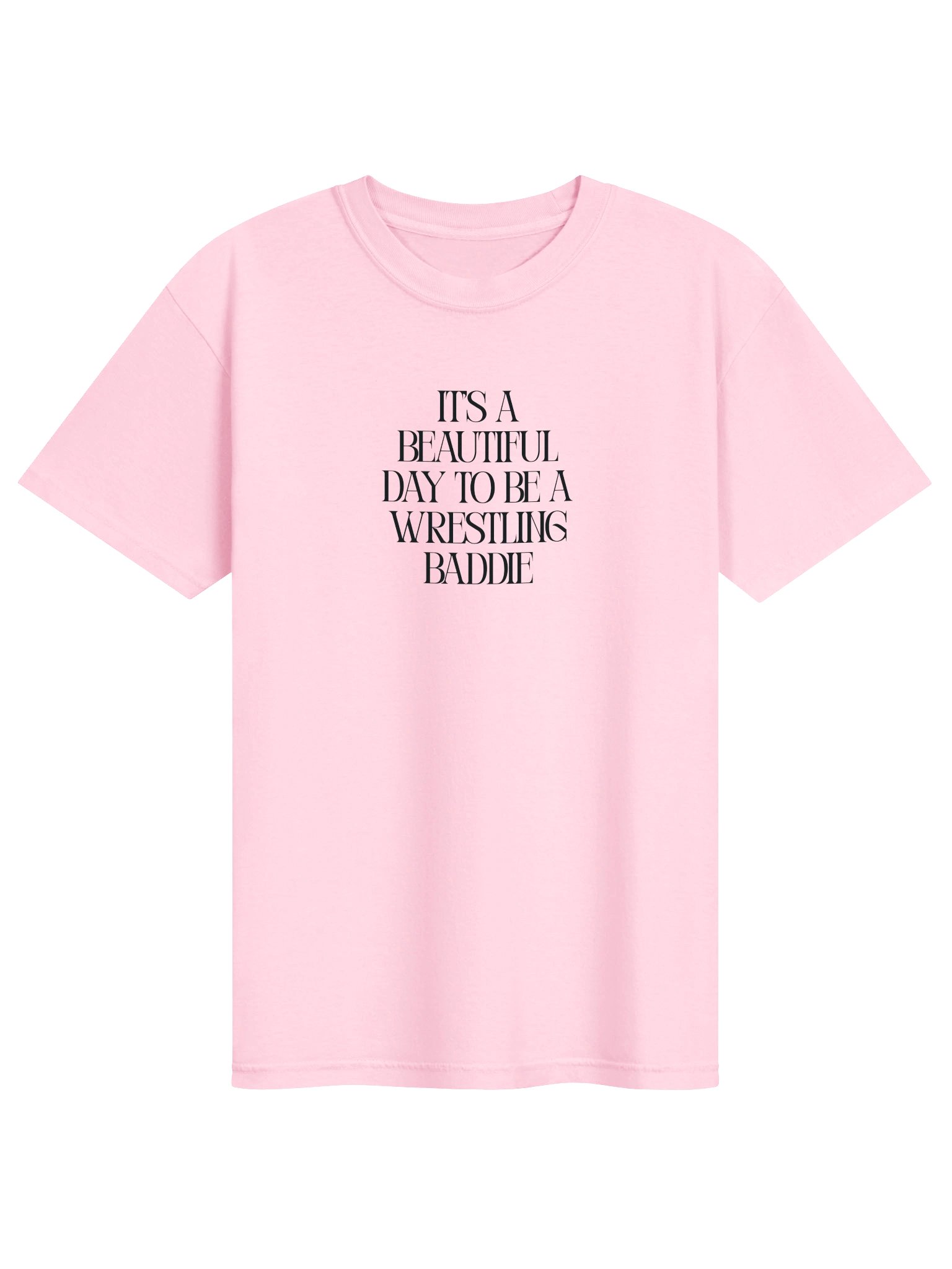It's A Beauiful Day To Be A Wrestling Baddie Short Sleeved T-Shirt product image (1)
