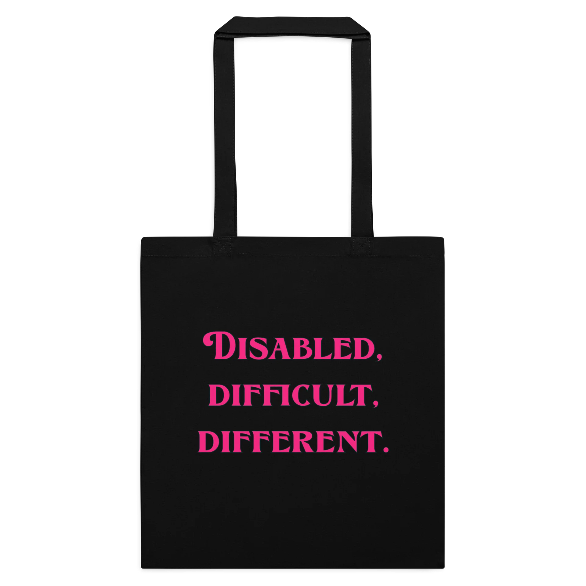 Disabled, Difficult, Different Statement Tote product image (1)