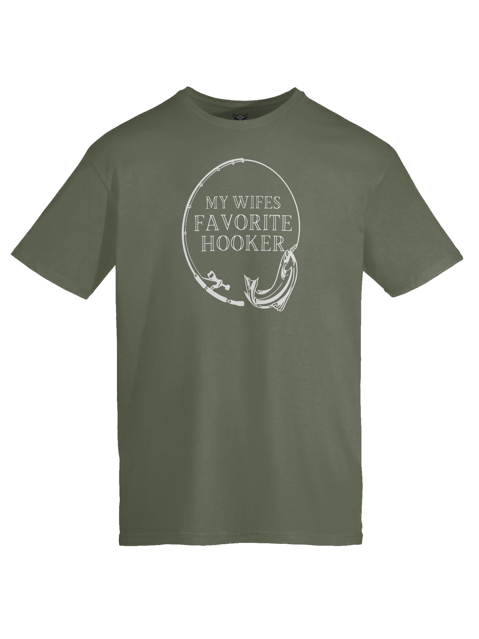 "My Wife’s Favorite Hooker" T-Shirt – Funny Fishing Tee with Savage Humor product image (3)