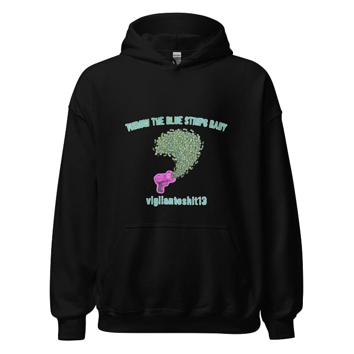 Throw the Blue Strips Baby Hoodie product image (1)