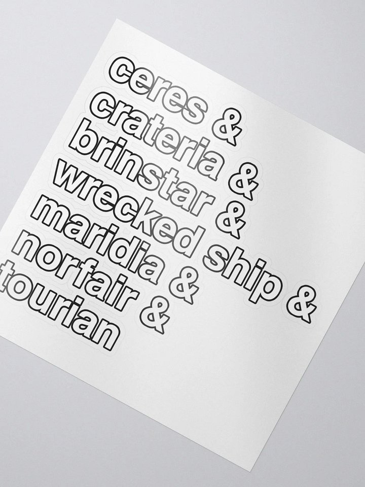 Areas& (Sticker) product image (2)
