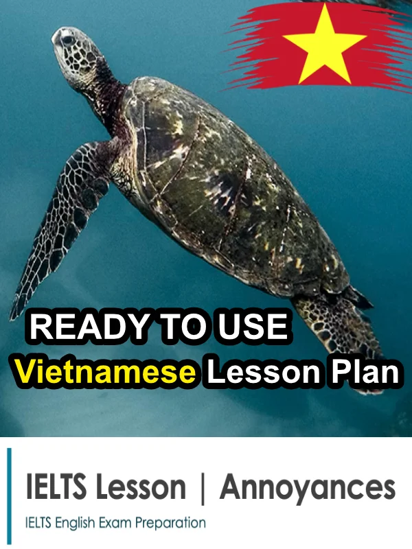 Ready to use Vietnamese IELTS Lesson plan I Subject 'ANNOYANCES' product image (1)